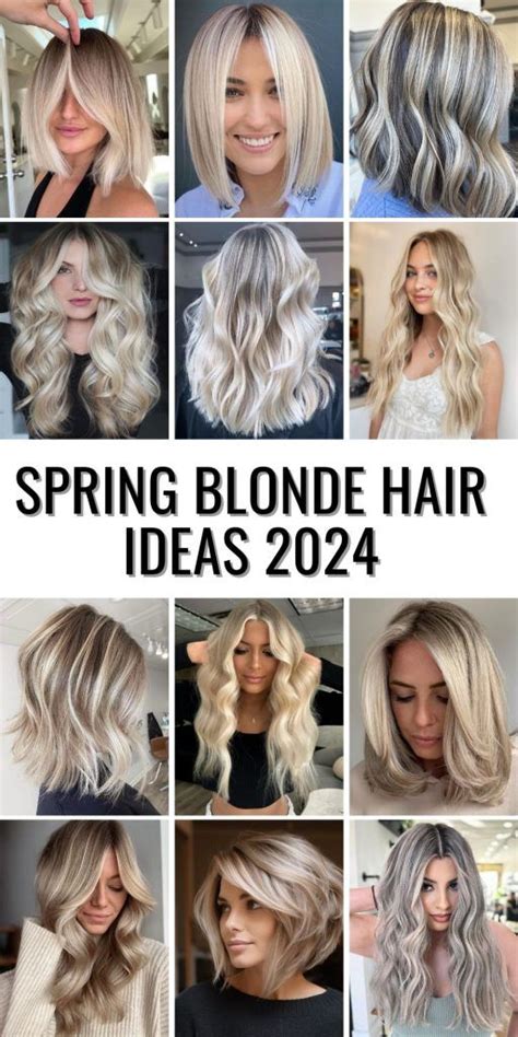 Spring Blonde Top Coloring Ideas For An Updated Look In Bright Blonde Hair