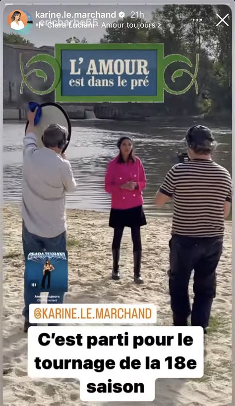 Lémission De Téléréalité Dm6 Lamour Est Dans Le Pré En Tournage à