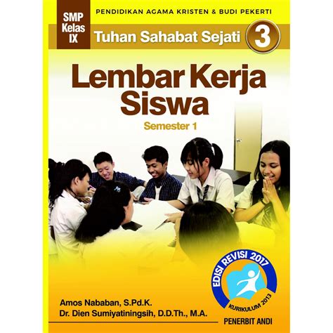 Jual Lembar Kerja Siswa Tuhan Sahabat Sejati Semester Pendidikan