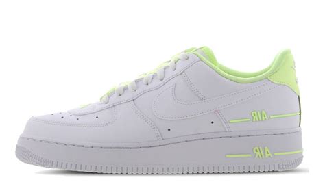 Nike Air Force Low Tape Double Air White Barely Volt Where To Buy