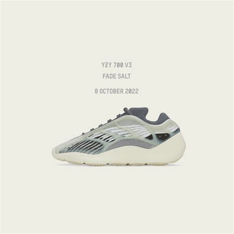 Adidas Yeezy 700 V3 Fade Salt” Ye Kanye West” Mita Sneakers Draw