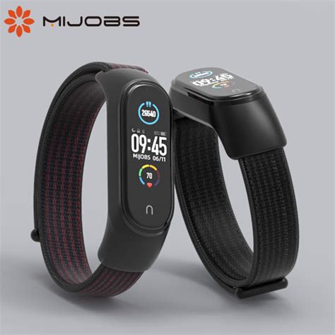 Mijobs Mi Band Mi Band Mi Smart Band Strap For Xiaomi Band