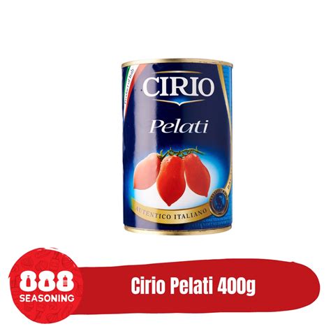 Jual Cirio Pelati Whole Peeled Tomatoes G Shopee Indonesia