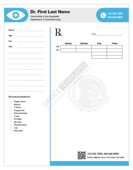 8 Free Doctor Prescription Pad Templates In Ms Word