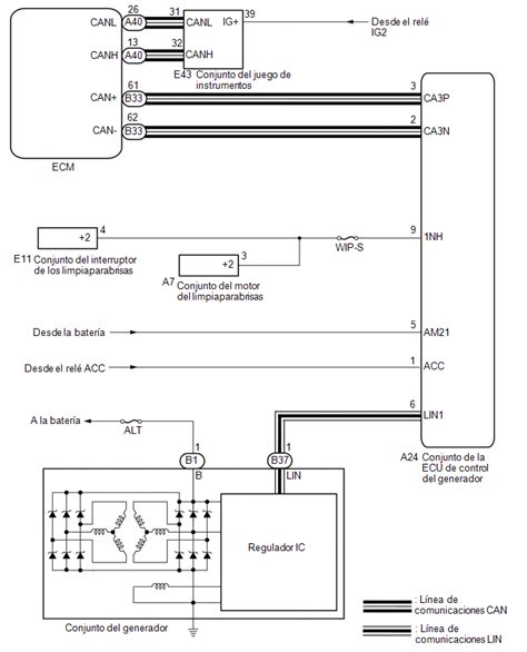 Toyota Corolla Manual De Taller Diagrama Del Sistema Sistema De Carga