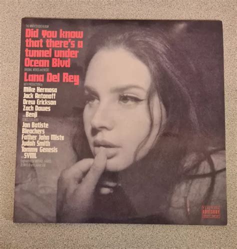 Lana Del Rey Did You Know Ocean Blvd Dark Pink Vinyl 2 Lp Record Eur 26