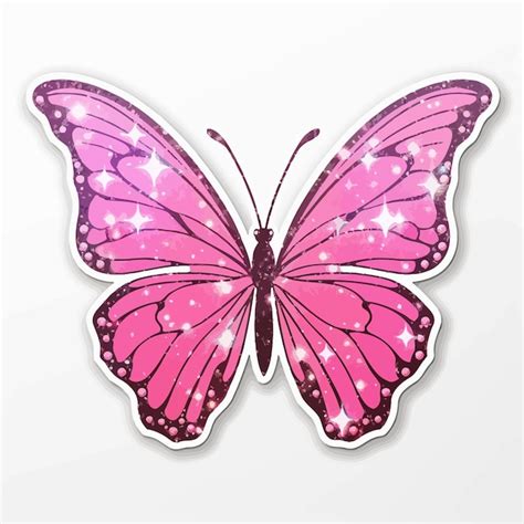 Vector De Mariposa Rosa Vector Premium Generado Con IA