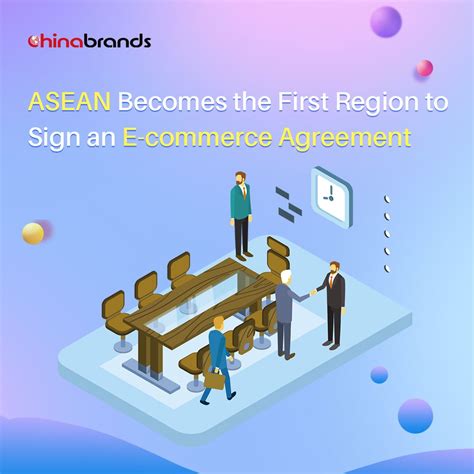 The 10 Member States Of Asean Signed The Worlds First E Commerce