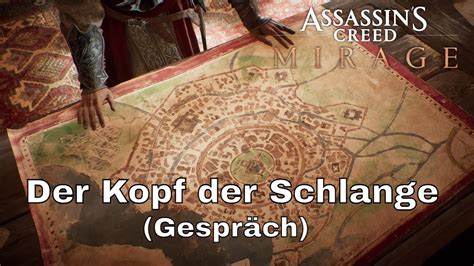 Assassins Creed Mirage 🥷🏻 Gespräch Der Kopf Der Schlange Youtube