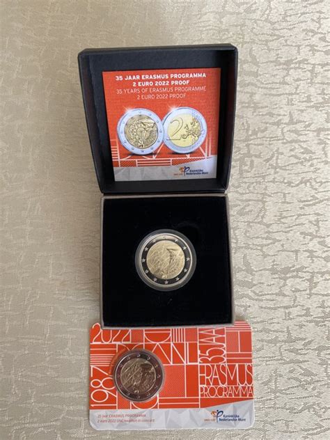 Netherlands Euro Erasmus Coins Proof Catawiki