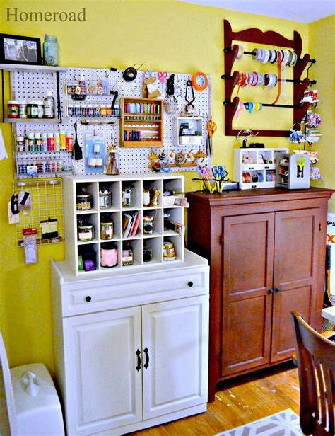 Craft Room With Unique Storage Ideas