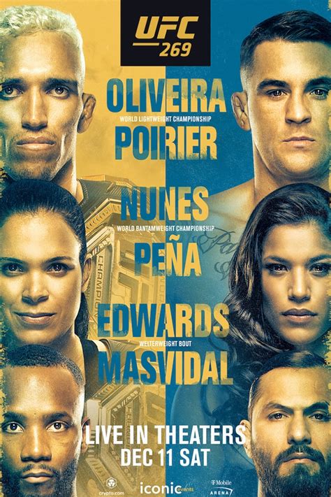 Ufc Oliveira Vs Poirier Movie Times Showbiz Fall Creek