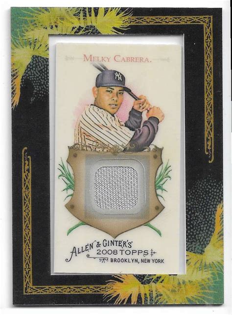 Topps Allen Ginter Relics Melky Cabrera Agr Mc On Kronozio