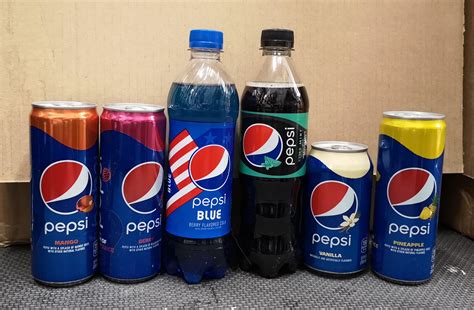 Got some Pepsi varieties, including the elusive blue : r/Soda