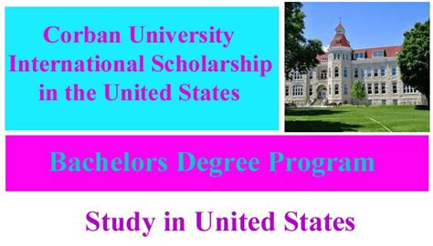 Corban University Scholarships For International Students