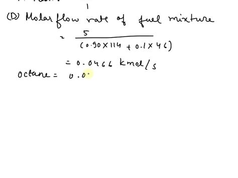 SOLVED Question 3 It Is Known That Gasoline Used As Motor Fuel