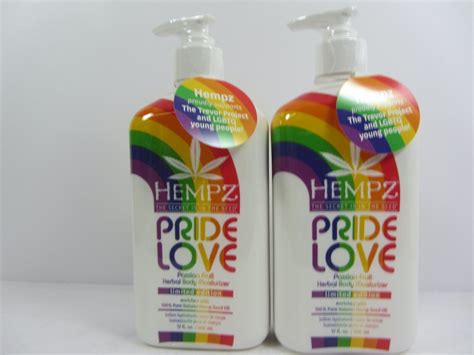 2 Pack Hempz Pride Love Passion Fruit Herbal Body Moisturizer Ebay