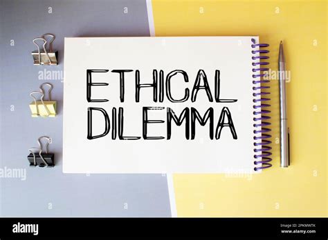 Clipboard With White Blank Paper Text Ethical Dilemma Calculator And