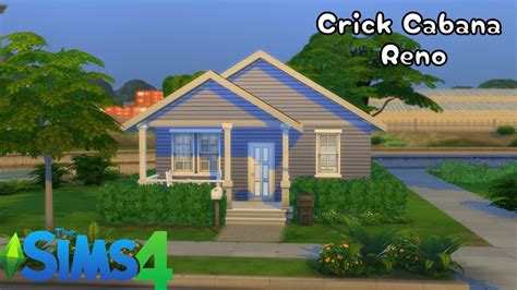 Crick Cabana Reno The Sims 4 Speed Build YouTube