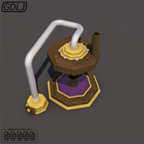 Elixir Collector Level One 3d Model Clash Of Clans Clash Of Clans