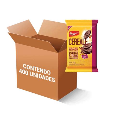 Biscoito Bauducco Cereale Cacau Aveia E Mel 400 Sch 12 5g Cada