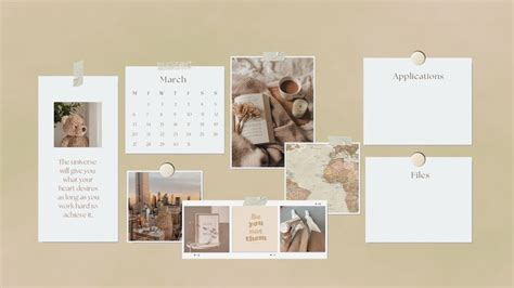 March, 2023 Desktop Wallpaper | Desktop wallpaper, Aesthetic pastel ...