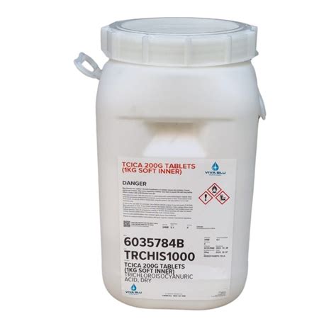 Buy Trichlor Chlorine Tablets 25kg 200g Tabs Viva Blu