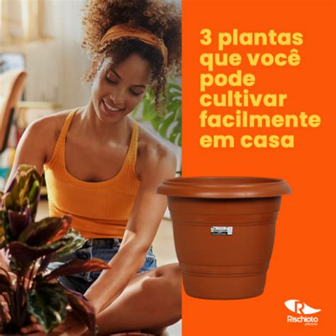 Vaso Redondo N 22 Marrom 3 9 LitrosRischiotoVasosJardinagemJardinagem