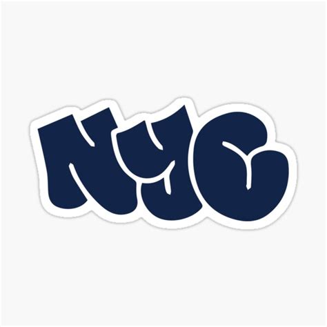 "NYC - New York City Graffiti Sticker" Sticker for Sale by dirty330 ...