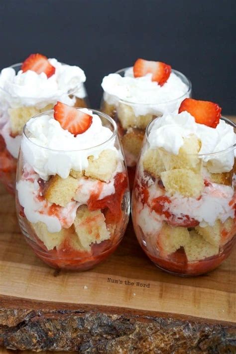 Strawberry Shortcake Dessert Cups