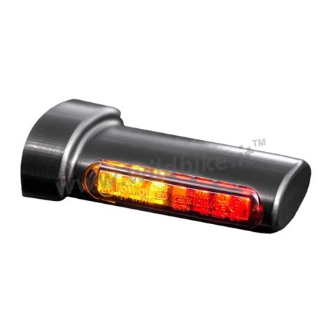 REAR MINI BLACKS TURN SIGNALS LED ALL IN ONE EU APPROVED FOR HARLEY