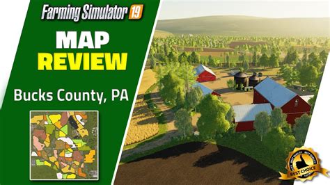 FS19 REVIEW MAP Bucks County PA YouTube