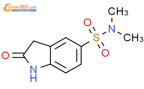 170565 89 6 1H Indole 5 sulfonamide 2 3 dihydro N N dimethyl 2 oxo 化学式