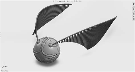 Golden Snitch From Harry Potter 3d Model Cgtrader