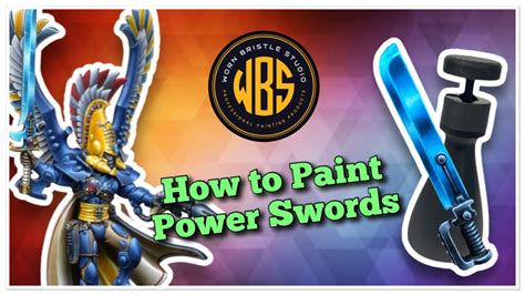 Learn To Paint Power Swords Worn Bristle Studio YouTube