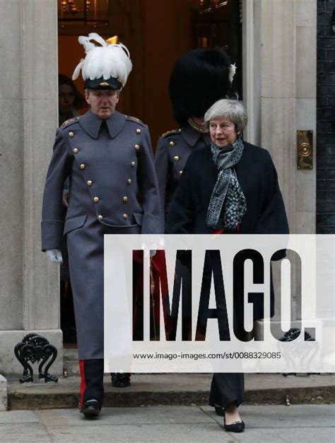 British Prime Minister Theresa May Leaves No10 Downing St With A