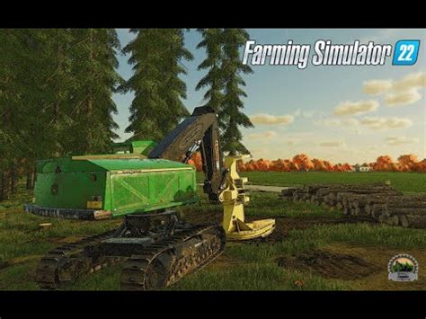 FS22John Deere 959M Feller BuncherLoggingMap ElmcreekOne Working