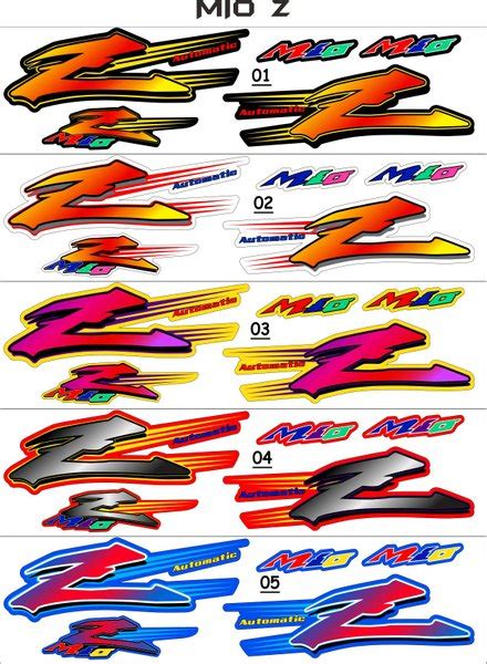 Jual Sticker Striping Variasi Thailand Thailook Mio S Mio Z Di Lapak