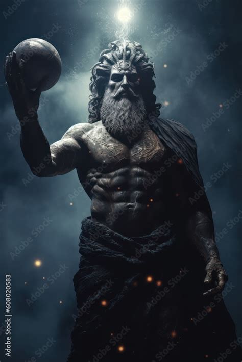 Cosmic Divinity Erebus The Greek God Of Darkness Cloaked In Ancient