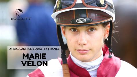 Portrait Du Jockey Marie V Lon Ambassadrice Equality France Youtube