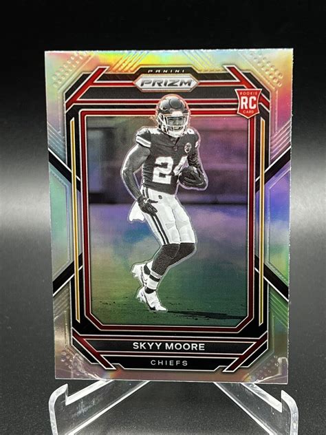 Prizm Skyy Moore Rookie Card Silver Negative Variation Kansas