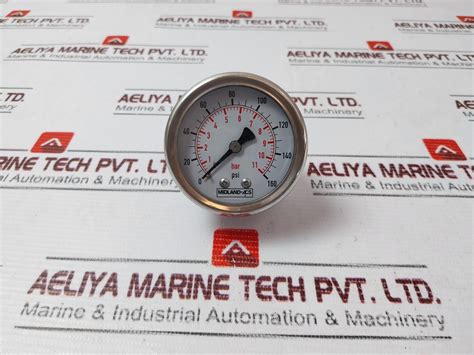Midland Acs 0 160 Psi Pressure Gauge 0 160 Psi Aeliya Marine