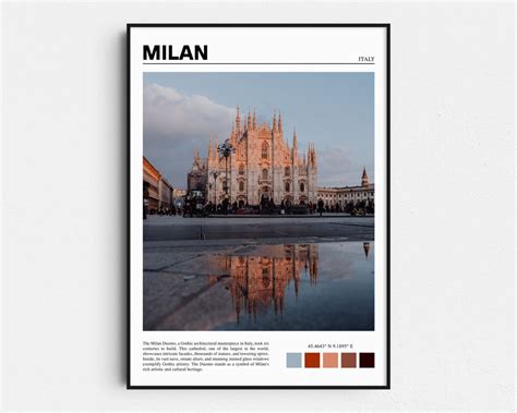 Milan Print, Milan Poster, Milan Wall Art, Milan Art Print, Milan Photo ...