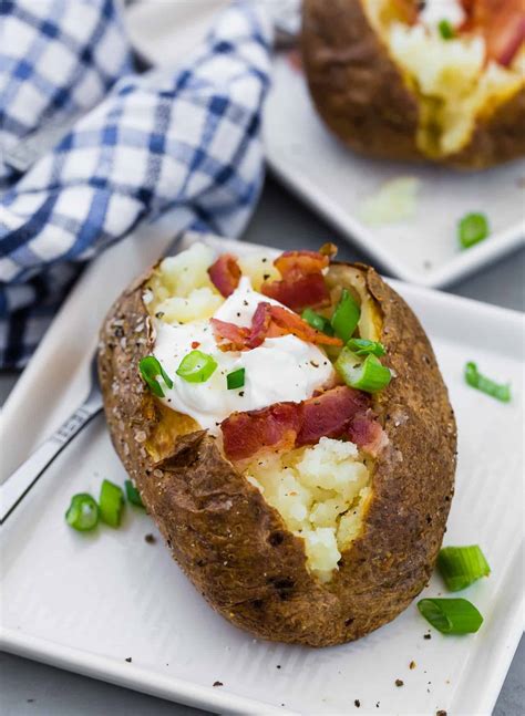 Air Fryer Baked Potatoes - PERFECT potatoes! - Rachel Cooks®