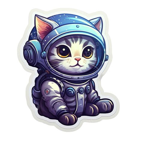 Gato Espacial Generado Por Ai Png Gato Pegatina Lentes Png Imagen Para Descarga Gratuita