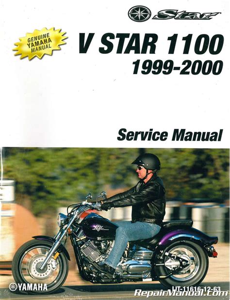 1999 2000 Yamaha XVS1100L LC V Star 1100 Service Manual