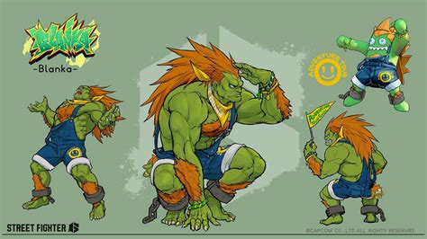 Blanka Concept Art Street Fighter 6 Art Gallery