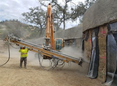 Soil Nailing Shoring Earth Retention Foundation And Slope Support