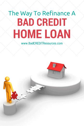 How to Refinance A Bad Credit Home Loan