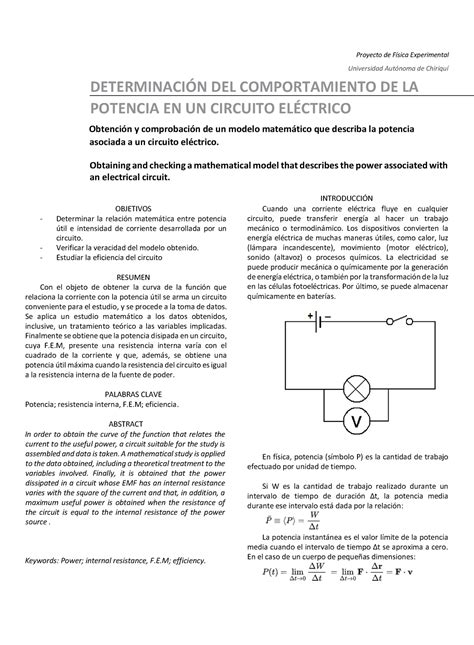 Potencia Eléctrica Warning TT undefined function 32 Warning TT